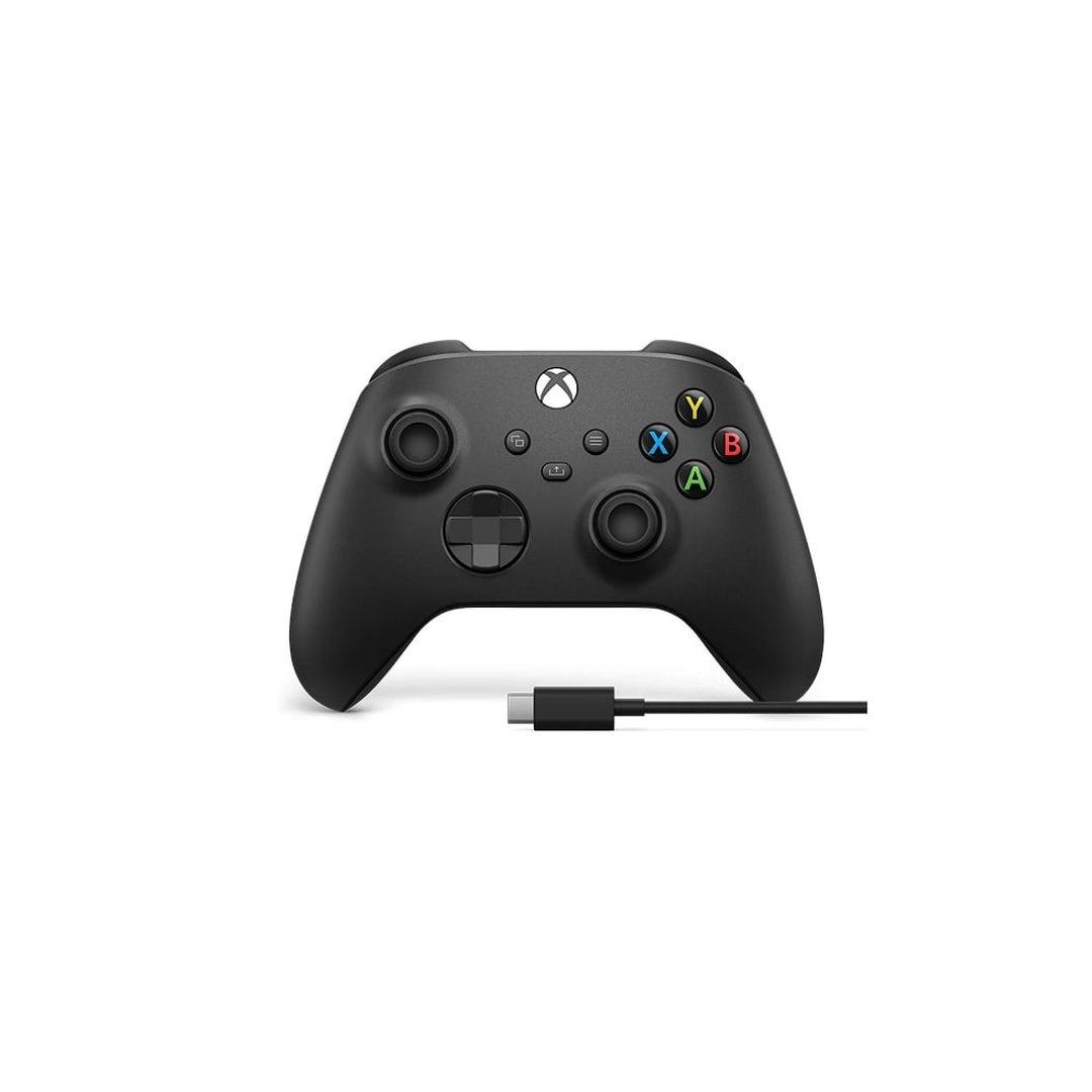 Controle Sem Fio Xbox Series + Cabo USB Preto