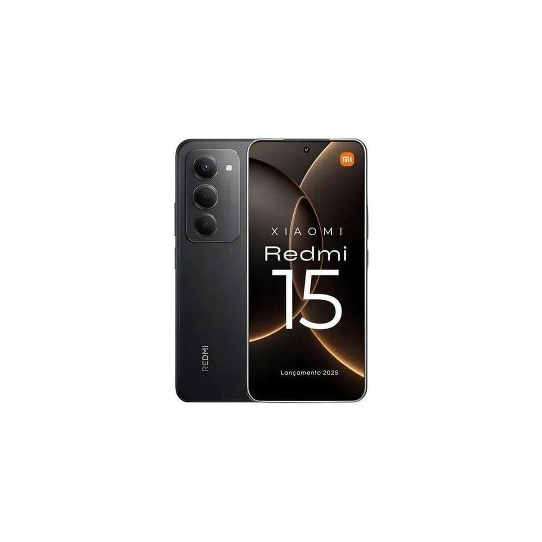 Smartphone Xiaomi Redmi 15 256GB 8GB/128GB 6GB 7000mAh Lançamento 2025 Lacrado + Nota Fiscal
