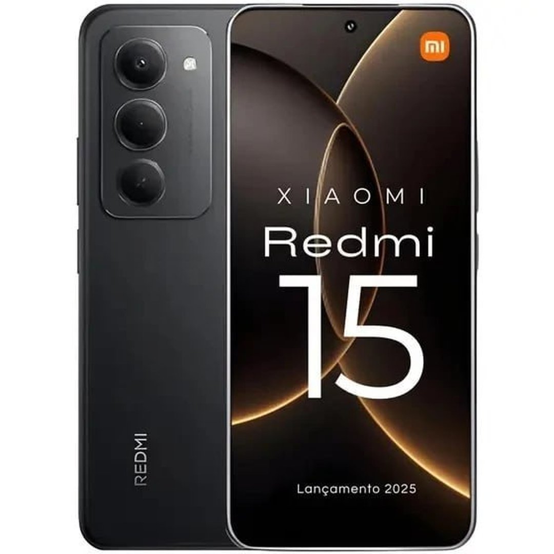Smartphone Xiaomi Redmi 15 8/256GB SnapDragon 685 Qualcomm 7000mAh Tela 144Hz