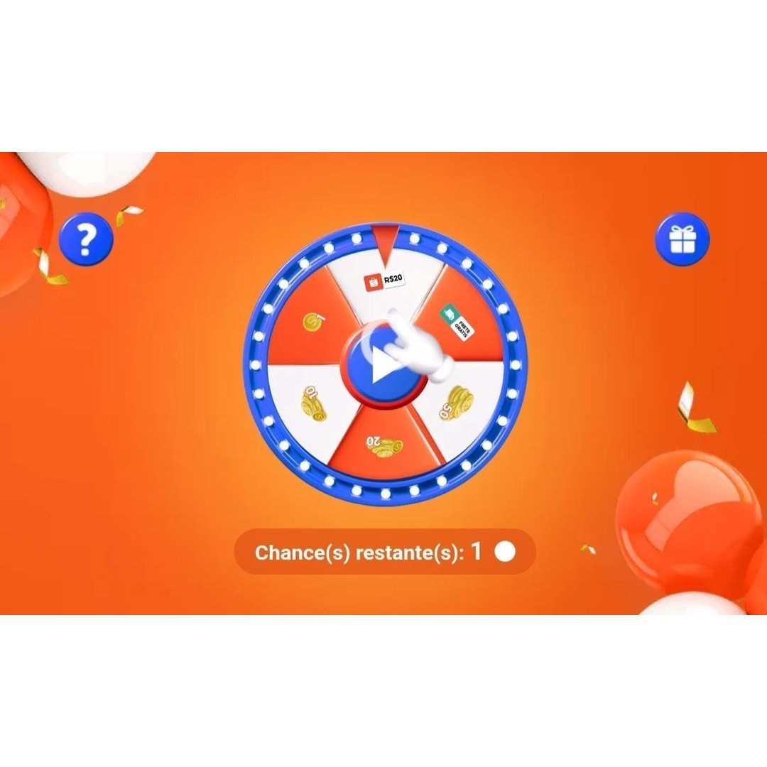Roleta Shopee no APP Renovada