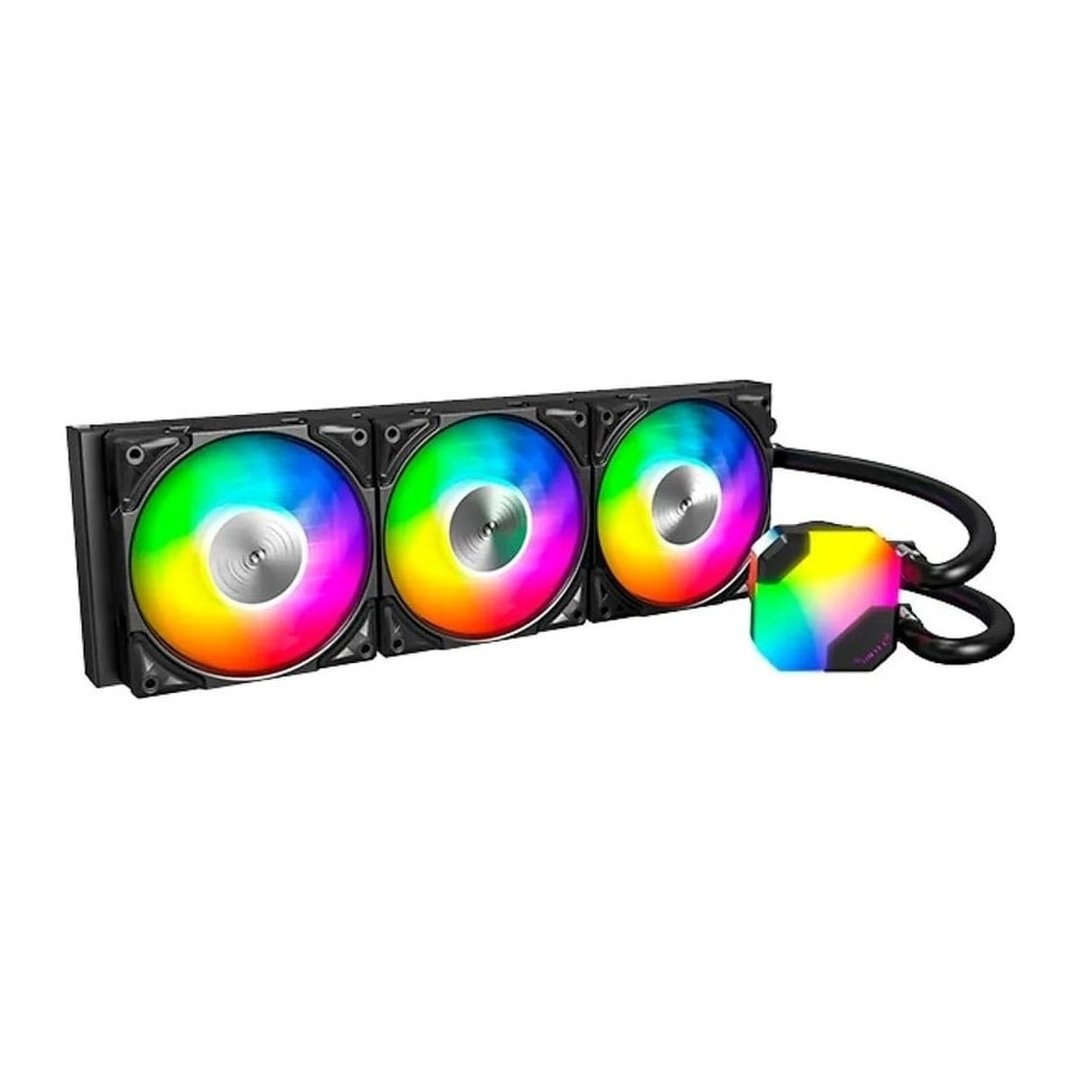 Water Cooler Montech HyperFlow, 360mm, com 3 Fans ARGB, Preto HyperFlow ARGB 360 (B)