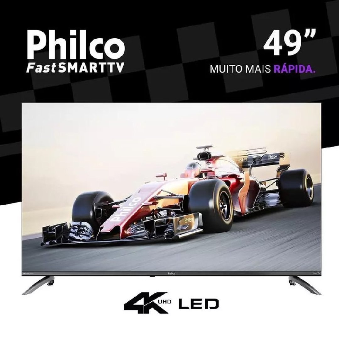 Smart TV 49" Philco UHD 4K DLED Roku