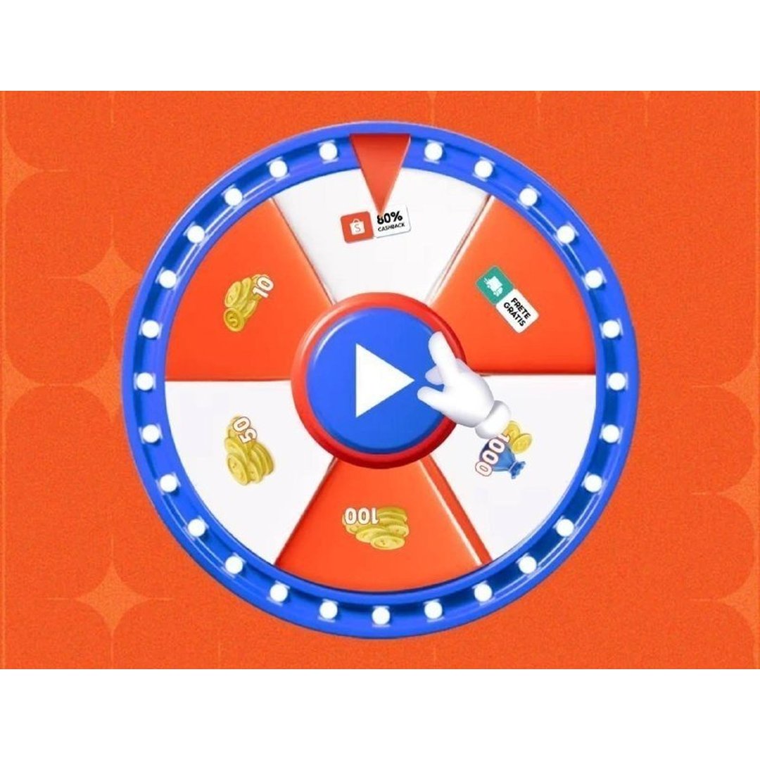Nova Roleta Shopee no APP