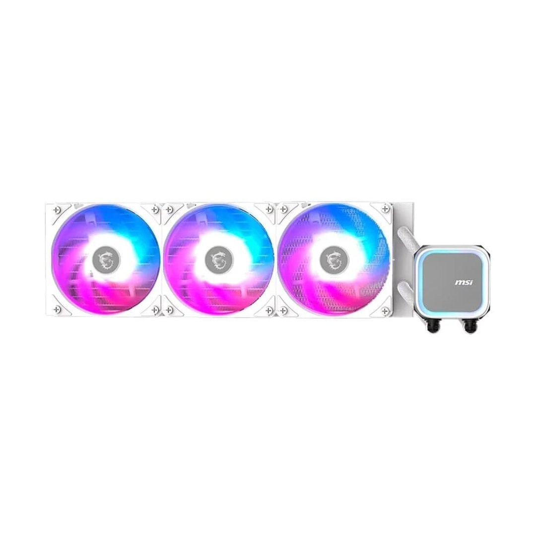 Water Cooler MSI MAG Coreliquid A13, ARGB, 360mm, Intel e AMD, Branco MAG CORELIQUID A13 360 WHITE