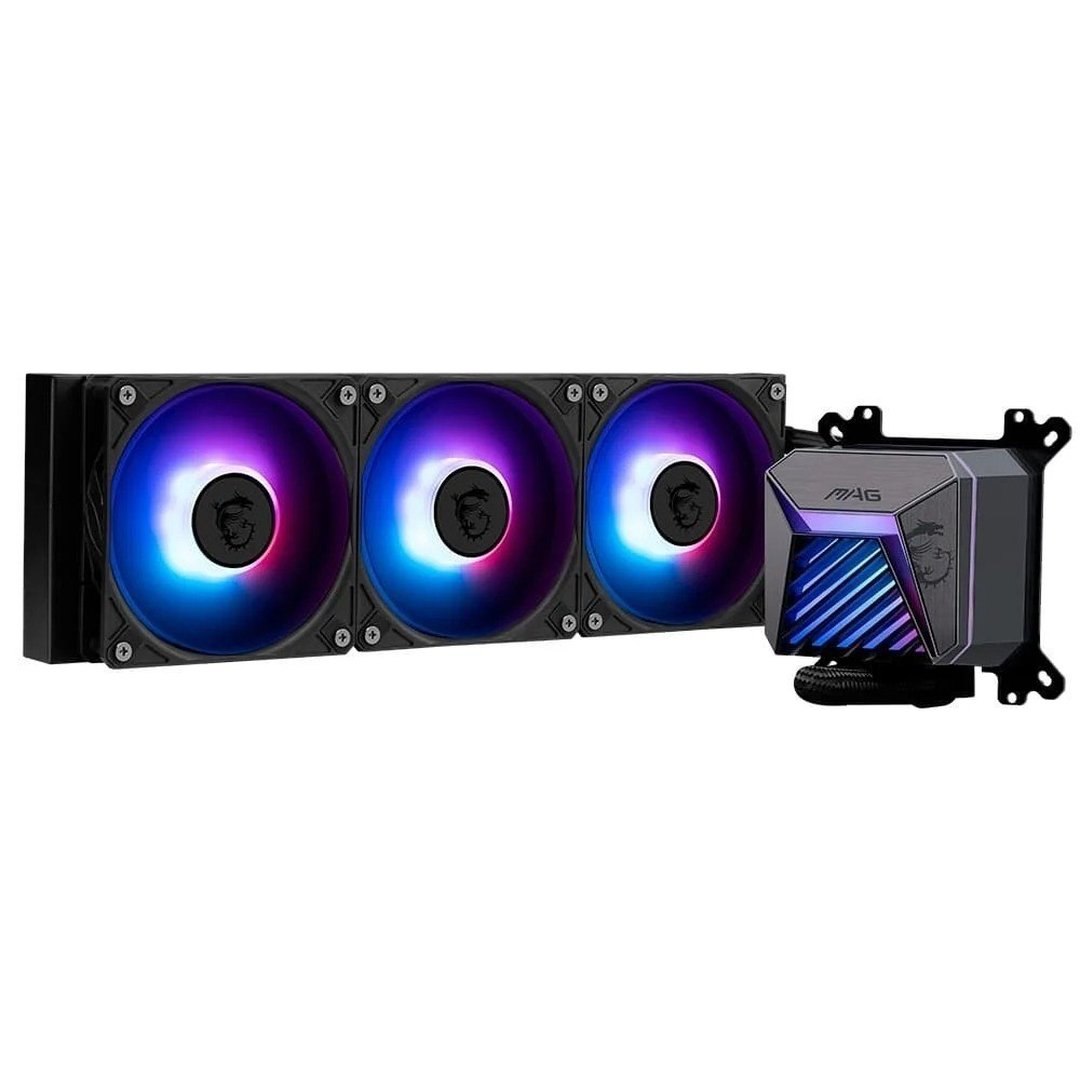 Water Cooler MSI Mag Coreliquid A15, ARGB, 360mm, Intel e AMD, Preto CLA15360