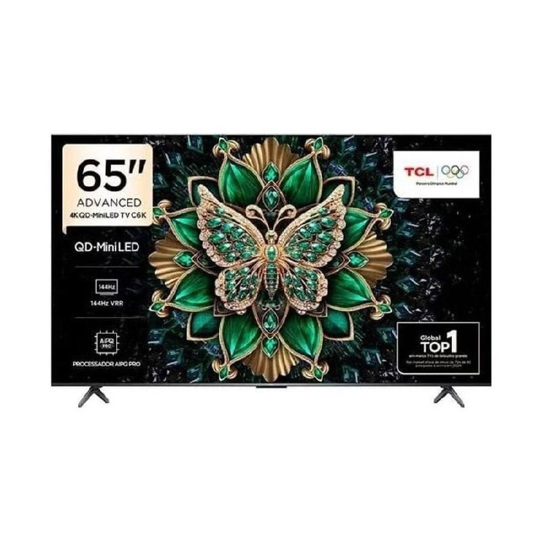 Smart TV 65 TCL 65C6K 4K QD-Mini Led 144Hz