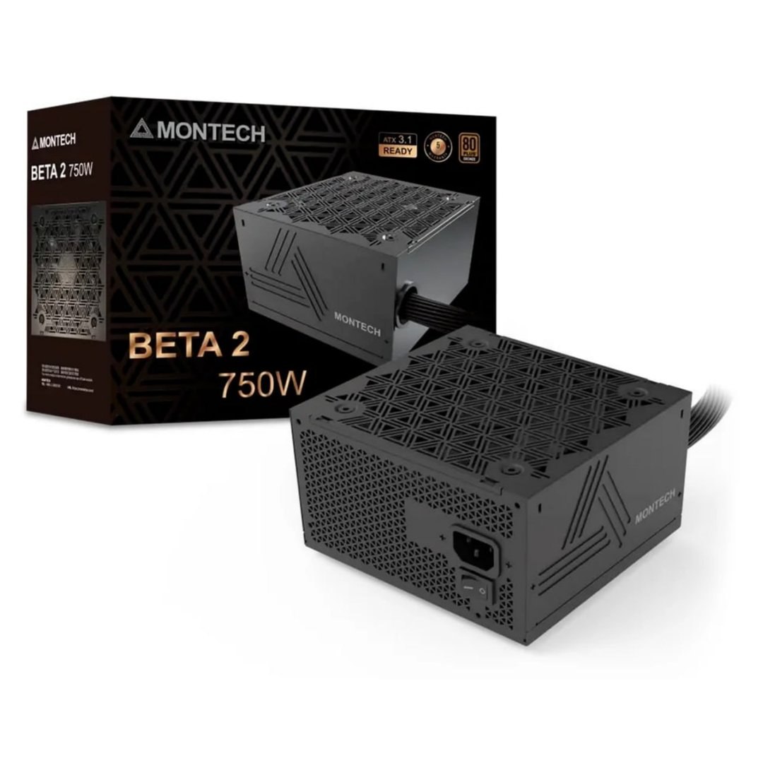 Fonte Montech Beta 2, 750W, Preto BETA2750W