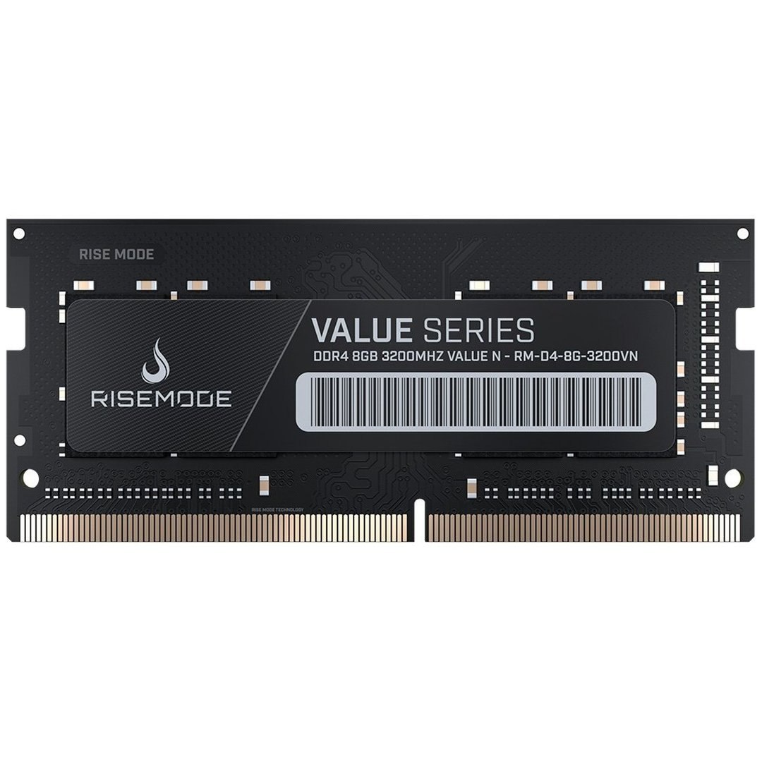 Memória para Notebook Rise Mode Value, 8GB, 3200MHz, DDR4, CL22