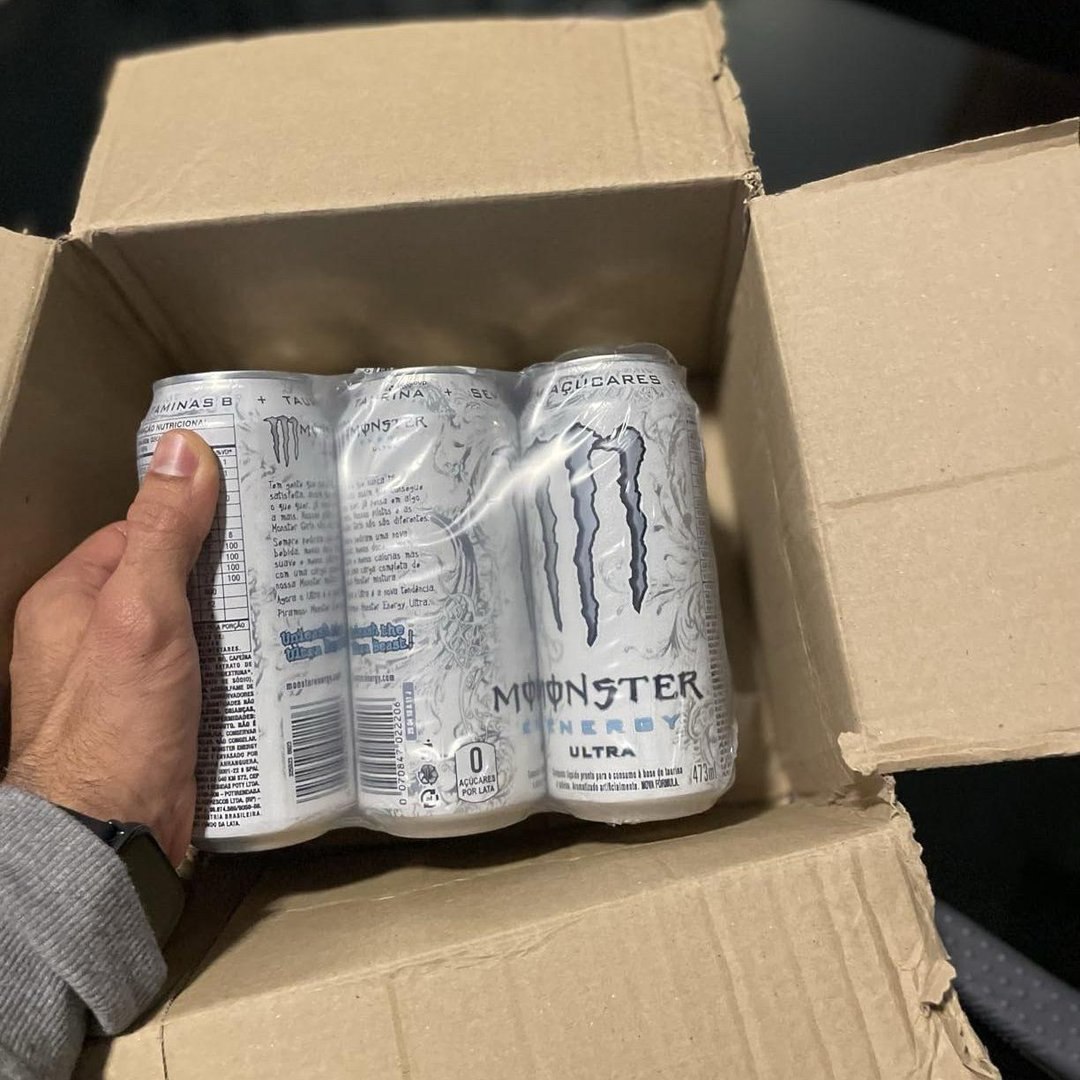 Kit com 6 Energético Monster Ultra Lata 473ml