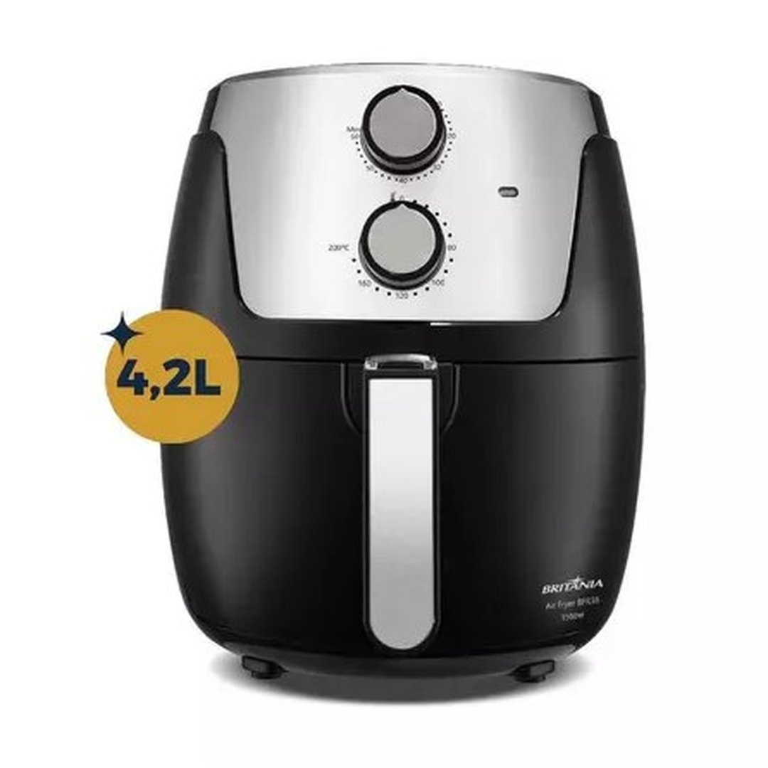 Air Fryer Britânia 4,2L Dura Mais 1500W BFR38