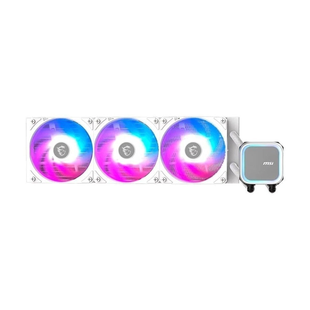 Water Cooler MSI Mag Coreliquid A13, ARGB, 360mm, Intel e AMD, Branco