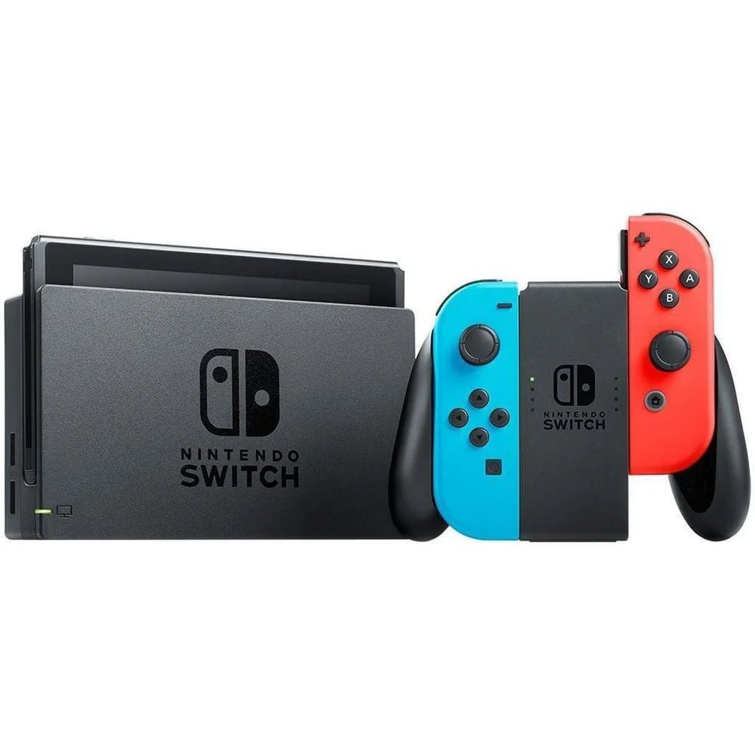 Nintendo Switch 32GB 1 Controle Joy-Con Vermelho e Azul