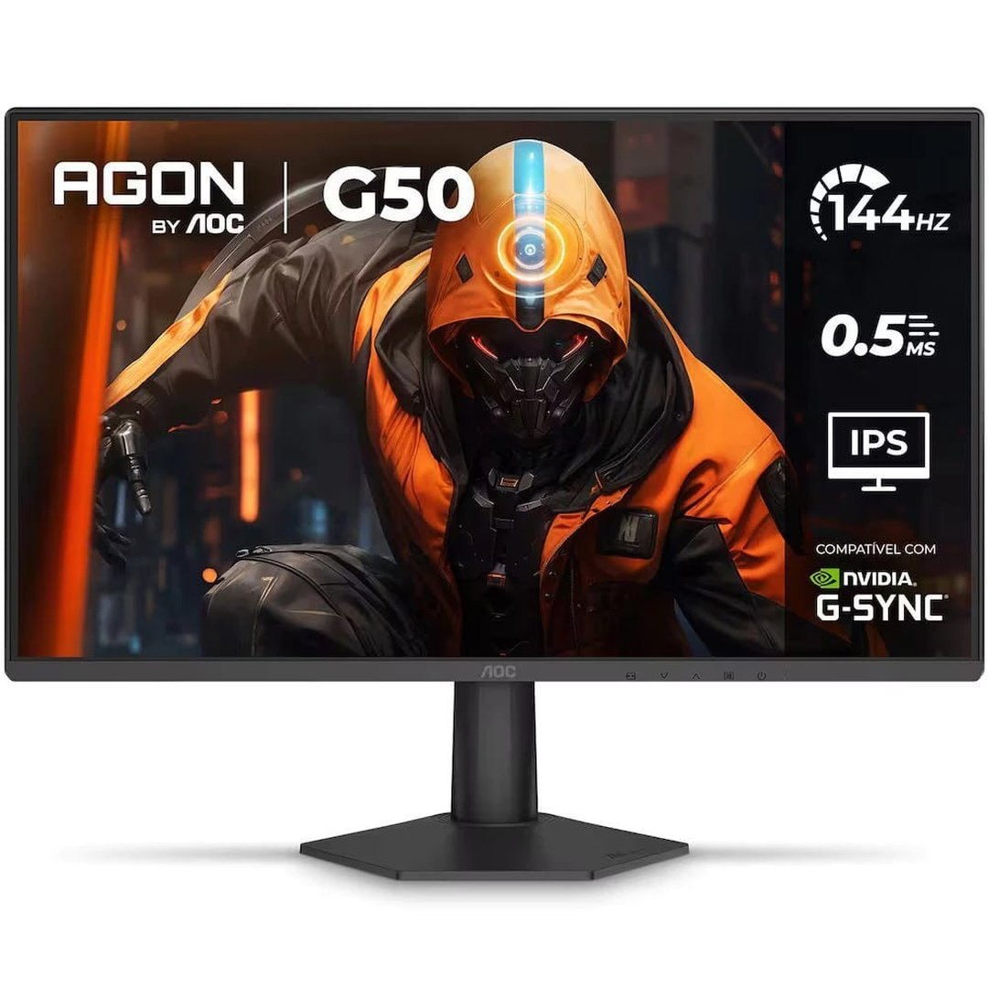 Monitor Gamer 24 AGON 24G50F 144Hz G-Sync 0,5ms HDR10 AOC