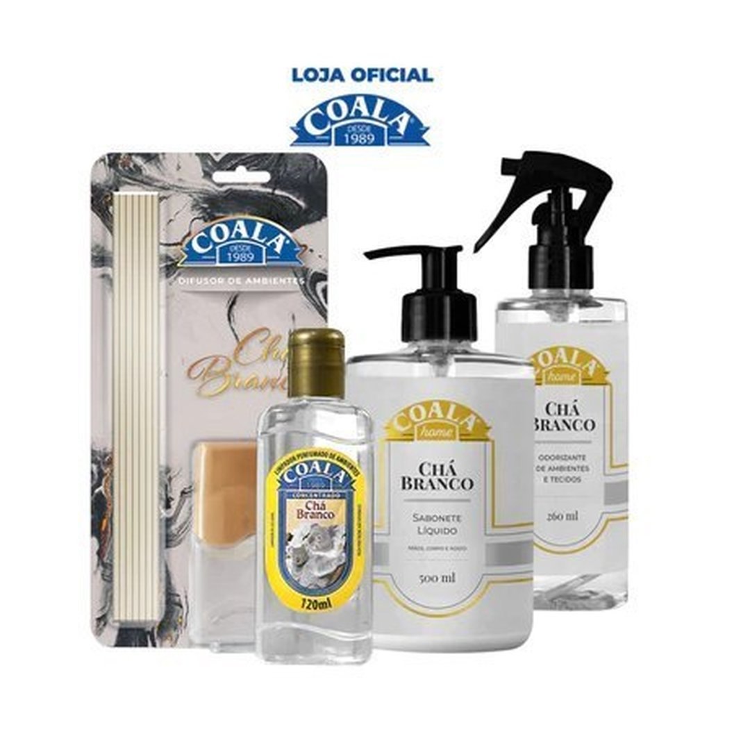 kit Coala Home Chá Branco