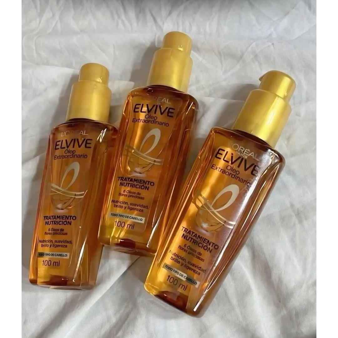 Kit Óleo Capilar Elseve L'Oréal Paris Óleo Extraordinário 100ml - 3 unidades