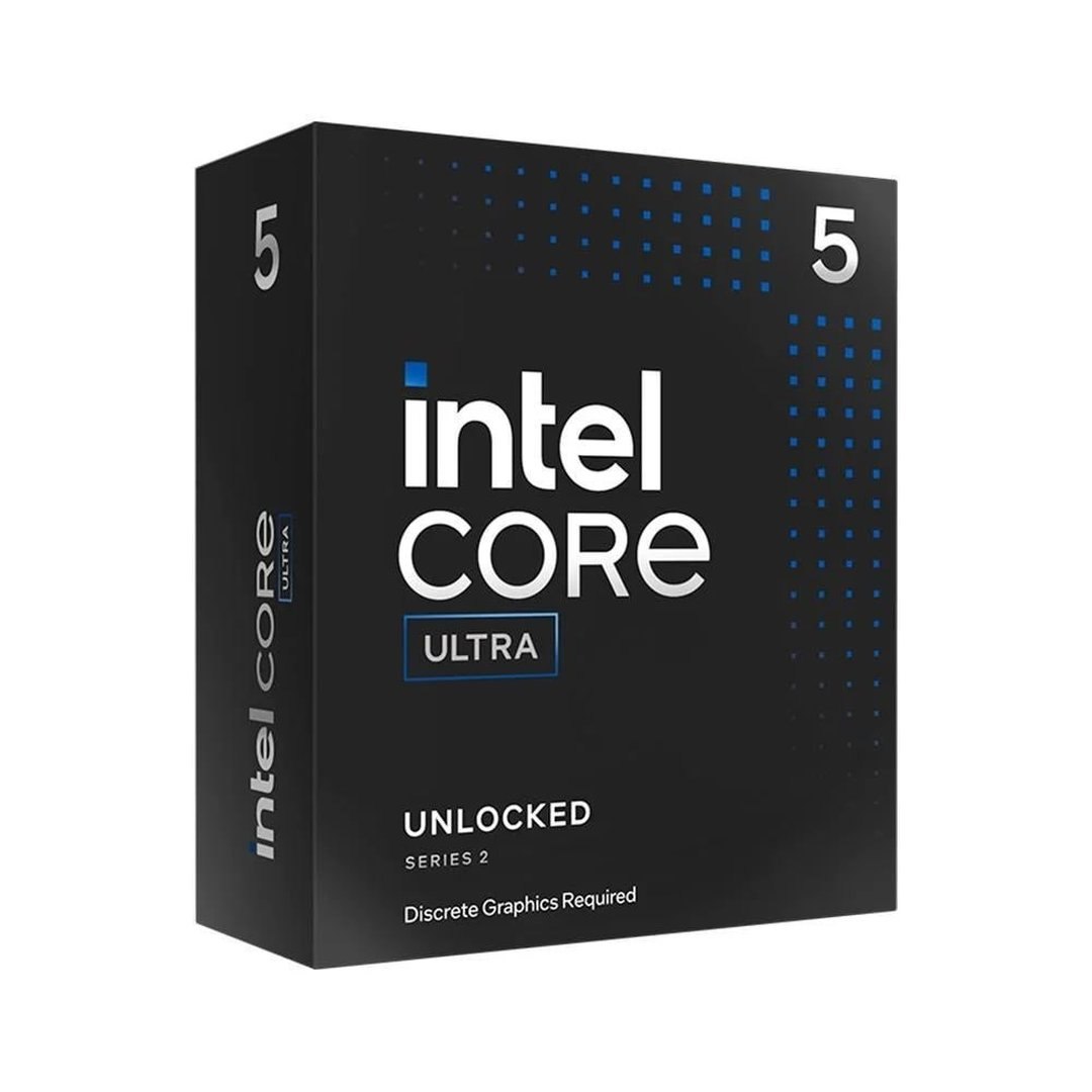 Processador Intel Core Ultra 5 245KF, 4.2GHz (5.2GHz Turbo), Cache 24MB, 14 Núcleos, 14 Threads, LGA 1851, Sem Vídeo Integrado BX80768245KF