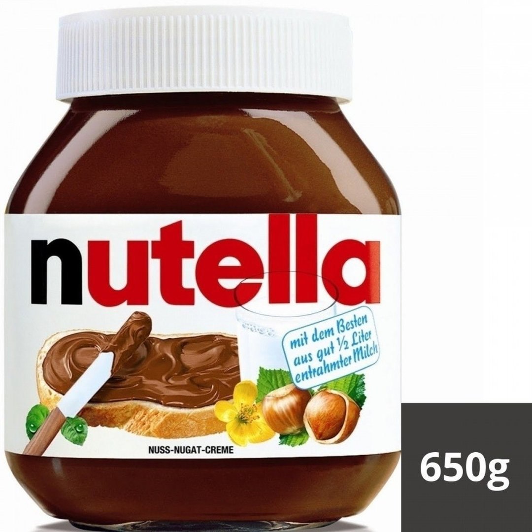 3x Creme De Avelã Com Cacau 650g Nutella