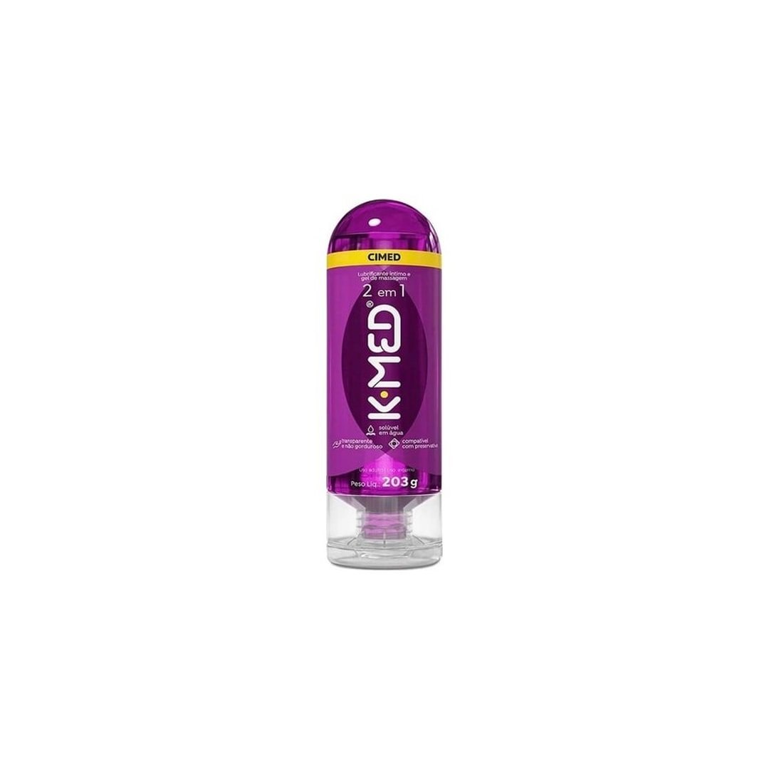 Gel Lubrificante Íntimo K-med 2 Em 1 200ml