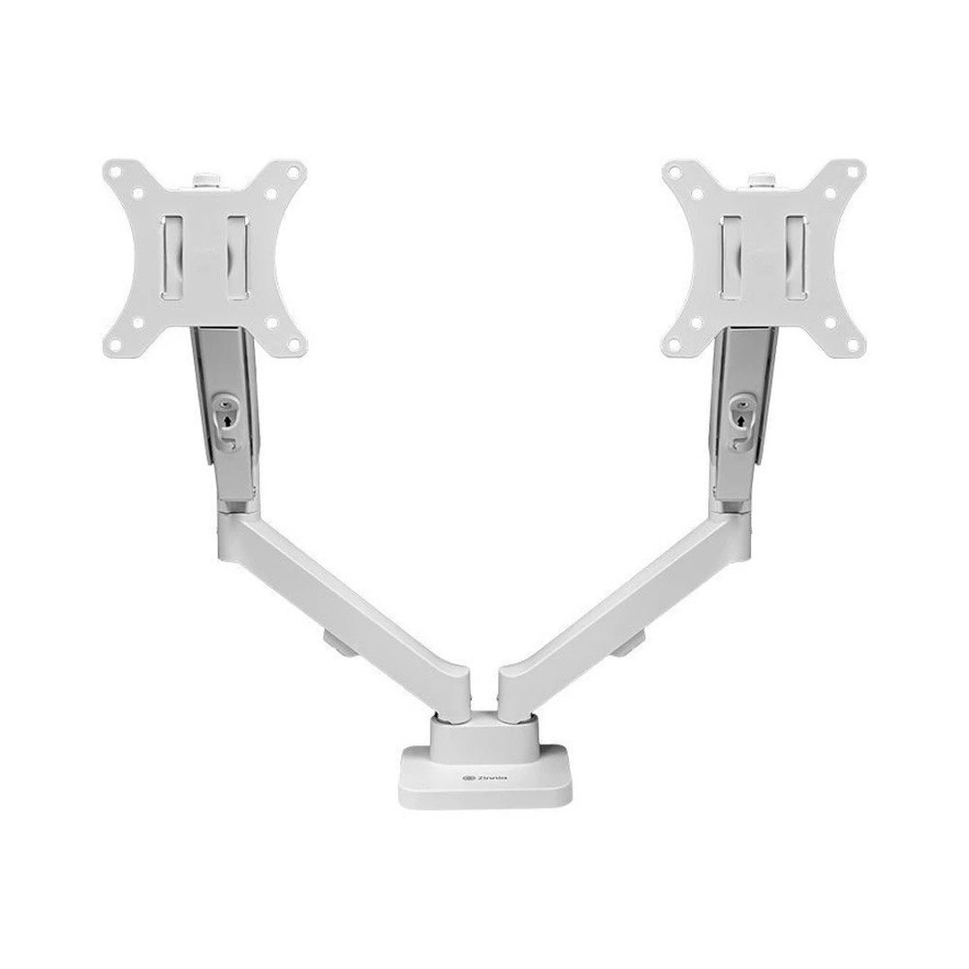 Suporte Articulado Pistão A Gás P/ 2 Monitores Zinnia Nimbo 210, 13” A 32”