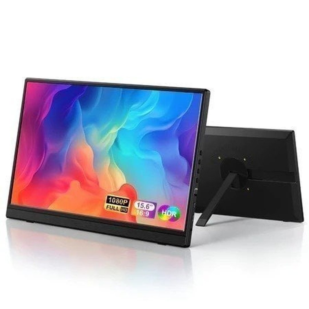 BETTDOW Monitor Portátil para laptop 15.6 ''19201080p (SELECIONE A Opção Sem Capa Couro)
