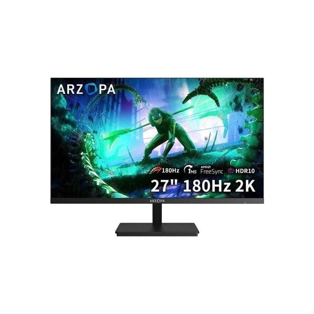 Monitor Gamer Arzopa M1rc, 27" 2k Qhd 180Hz Ips, 1ms, 115% sRGB, Usb-C, Hdmi, Display Port