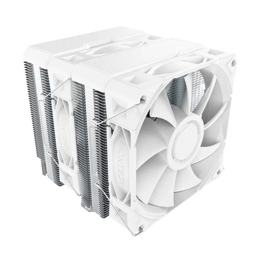 Air Cooler Montech Nx600, Dual Tower, 120mm, Intel e Amd Branco