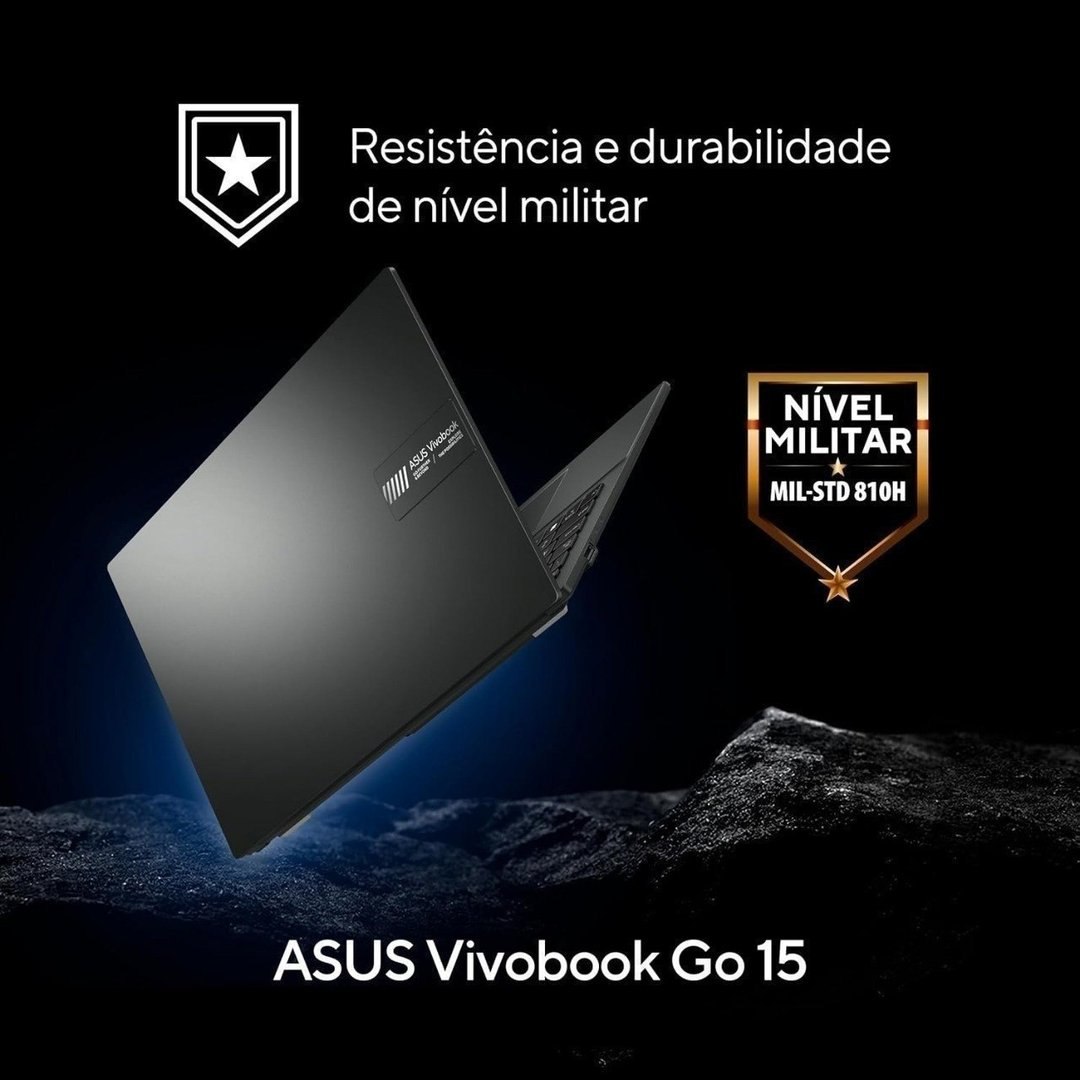 Notebook Asus Vivobook Go 15 E1504fa AMD Ryzen 5 7520u 8GB Ram 256GB SSD Linux 15,6" FHD NJ731