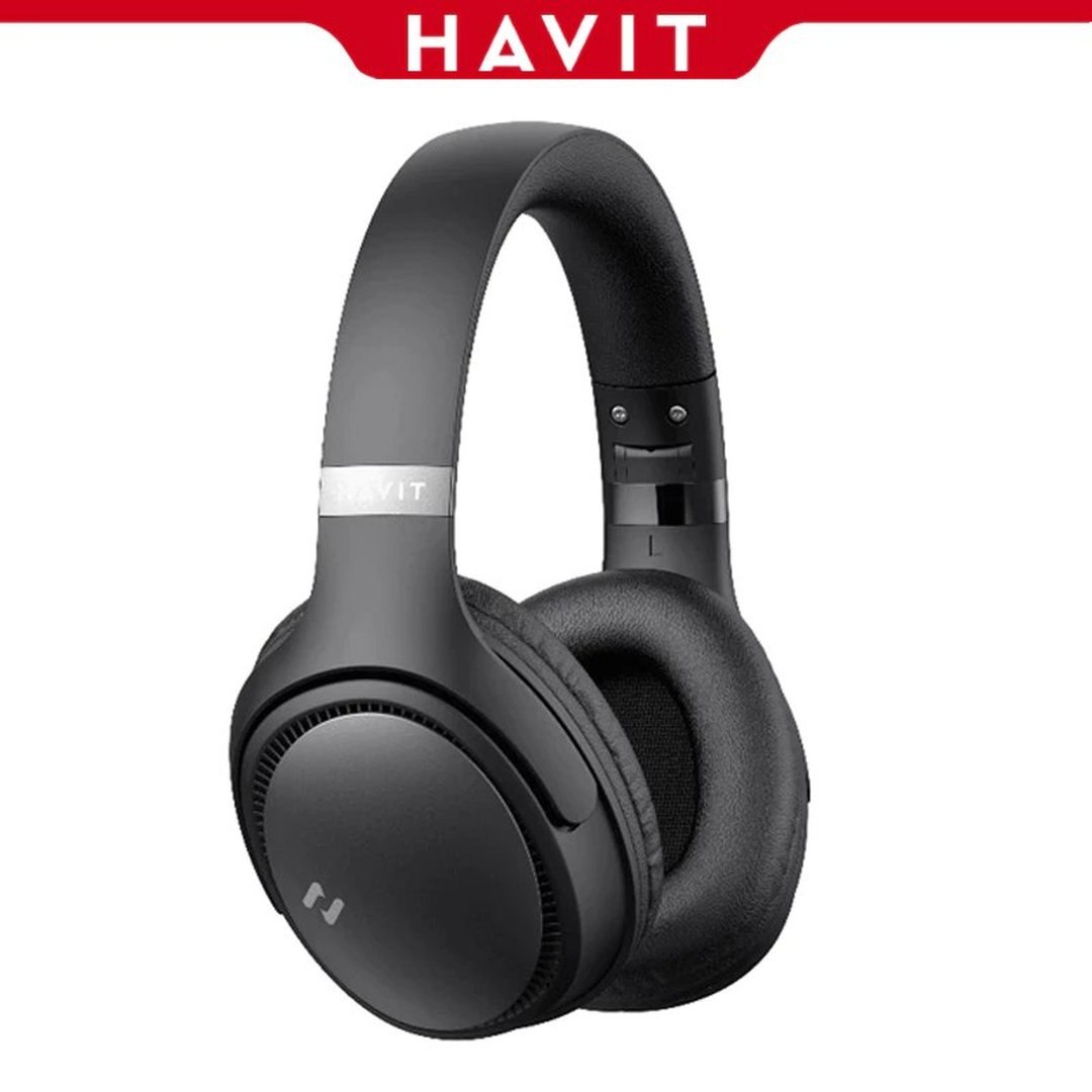 Headphone Sem Fio Havit H630bt Bluetooth 5.3 Multiponto On-ear 3D 55h Enc (Preto, Branco, Bege Ou Azul)
