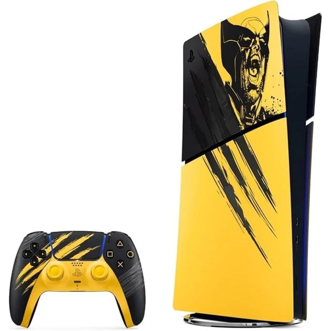 Console PlayStation 5 Sony Edição Digital Marvel's Wolverine Pacote de Edição Limitada, 825 GB, Amarelo 1000056865