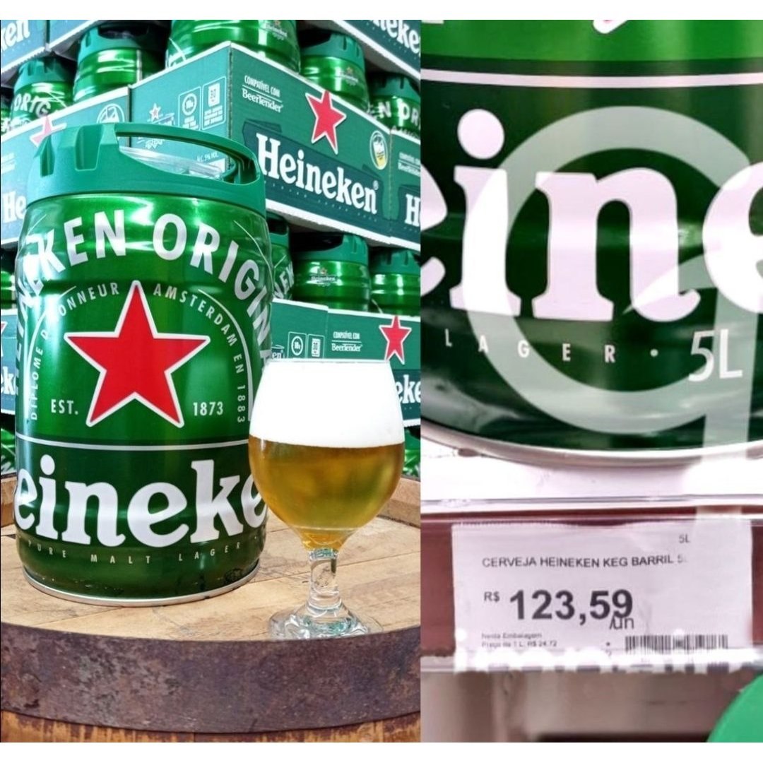 Cerveja Heineken Barril 5L