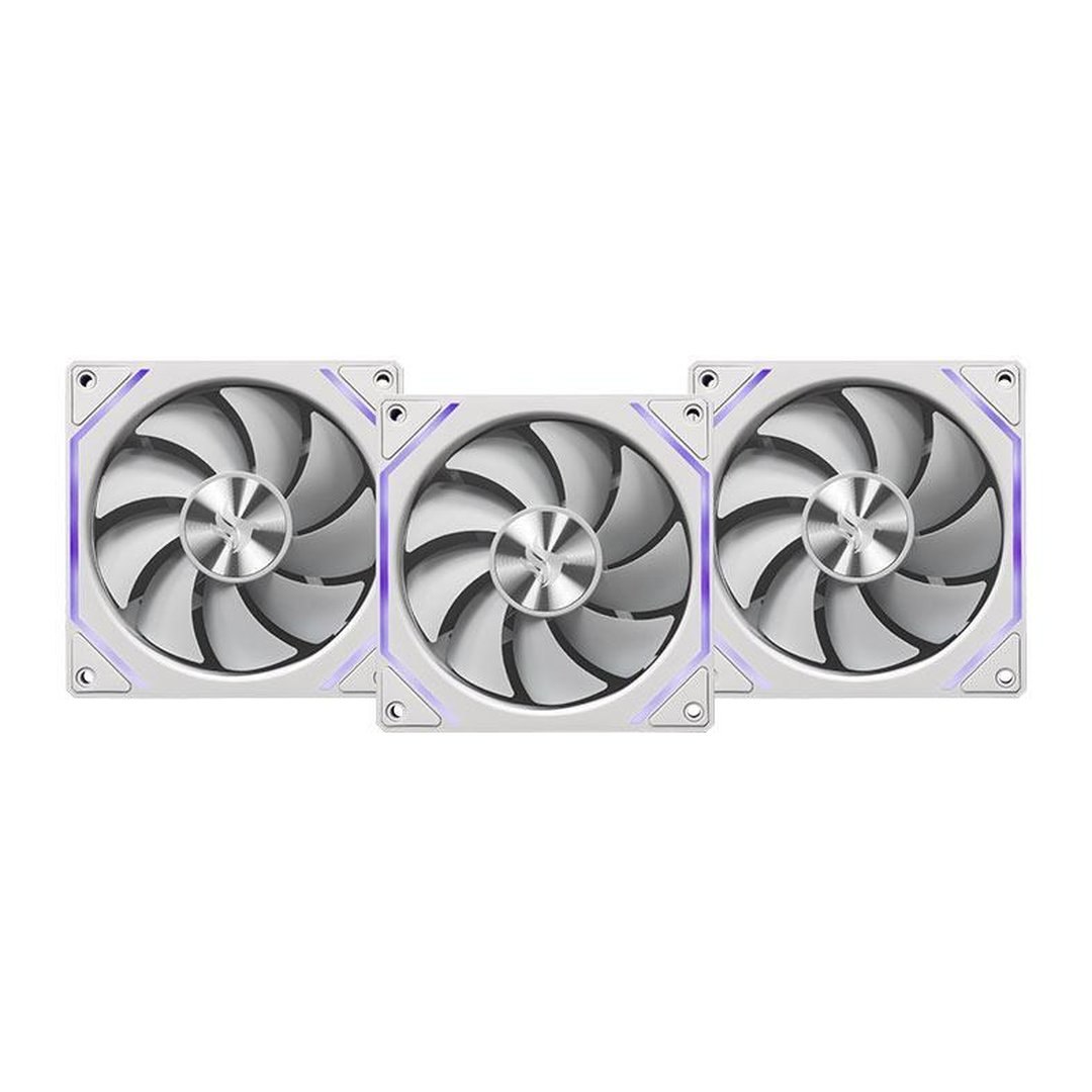 Kit Ventoinha Pichau Ventus Nx, Argb, 3x120mm, Branco, Pch-Vtnx3-Wh01