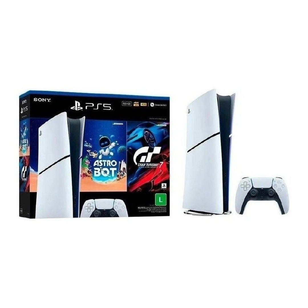 Console Sony PlayStation 5, Edição Digital, Ssd 825Gb, Controle Sem Fio DualSense + 2 Jogos Digitais
