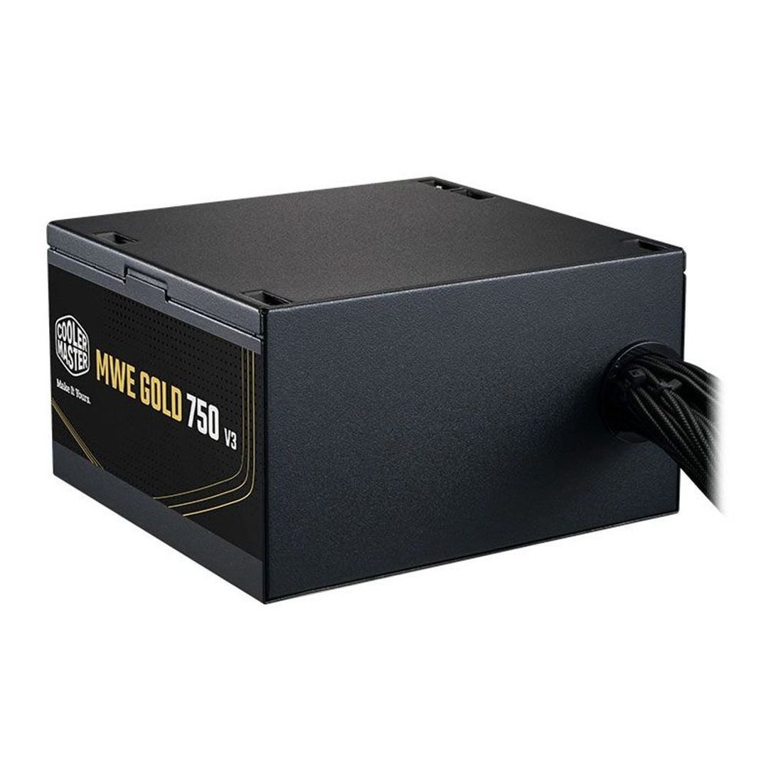 Fonte Cooler Master Atx 3.1 750W Mwe Gold 750 V3 Pfc Ativo 80 Plus Gold