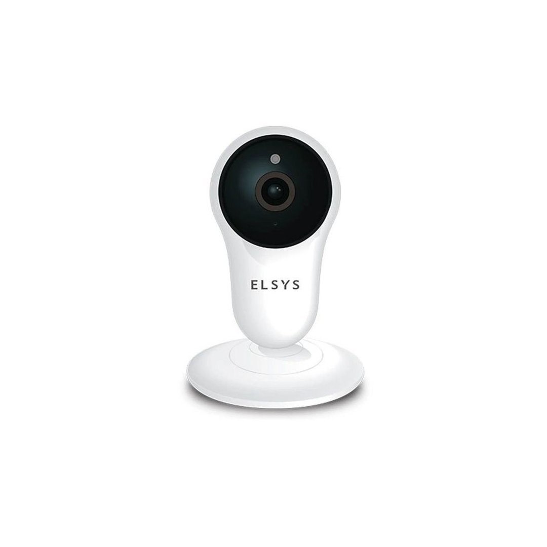 Câmera de Segurança Elsys Wi-Fi, Micro SD de Até 128GB, Full HD, Visão Noturna 10M, Branco/Preto - Elsys - ESC-WY3F