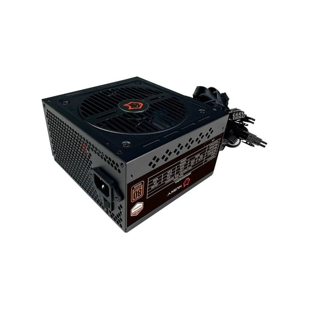Fonte Husky Sledger 650W, 80 Plus Bronze, Cybenetics Bronze, PFC ativo, Bivolt HFN650PT