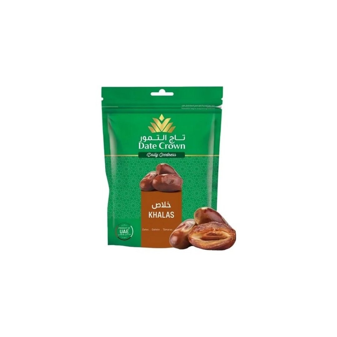 Tamaras Khalas Importadas de Dubai Date Crown Pacote 500g