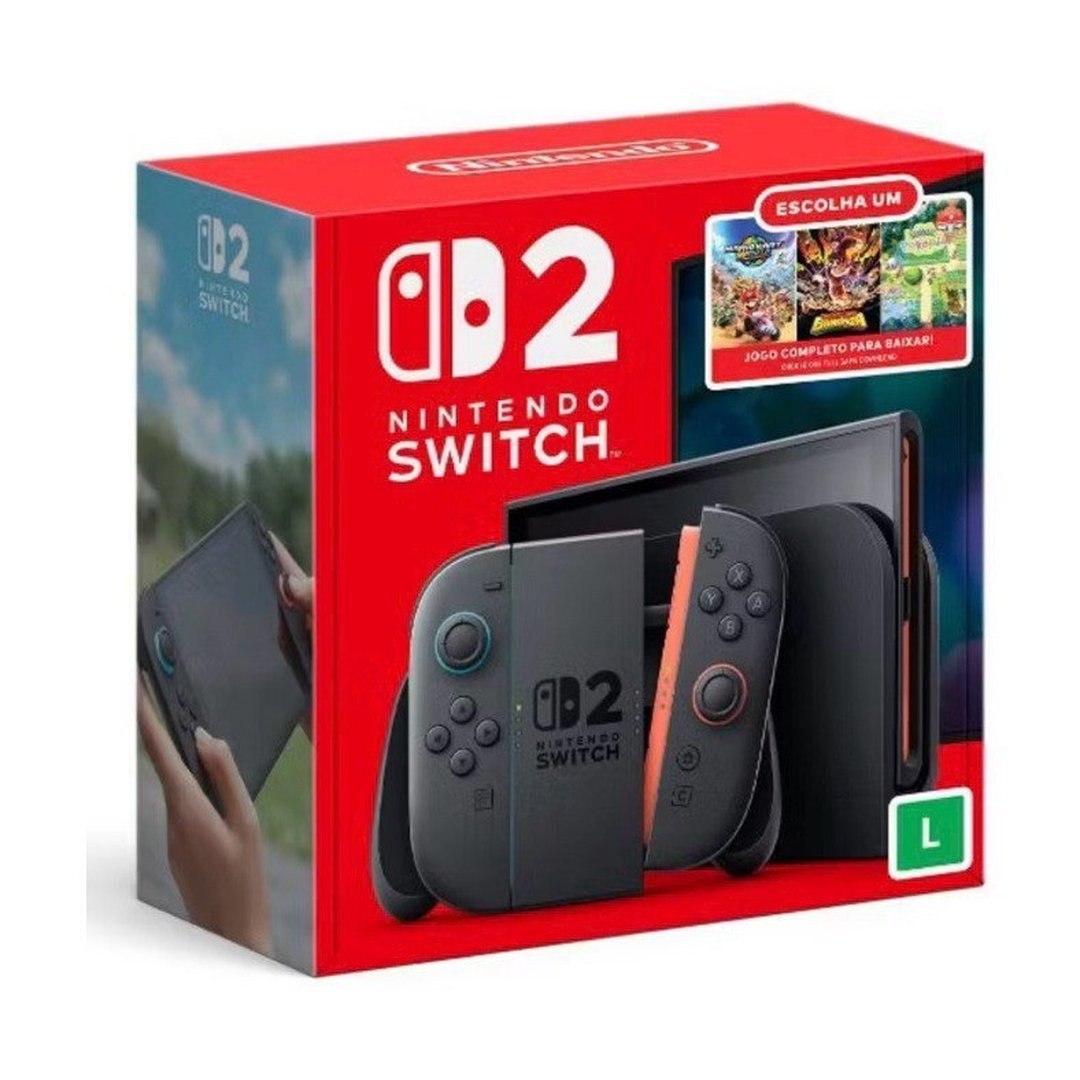 Nintendo Switch 2 lcd 256gb novo