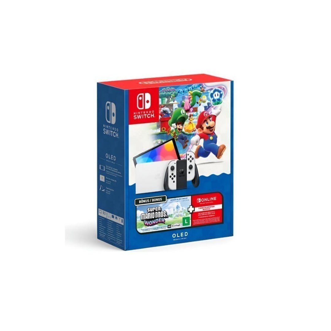 Console Nintendo Switch OLED 64Gb Mario Bros Wonder