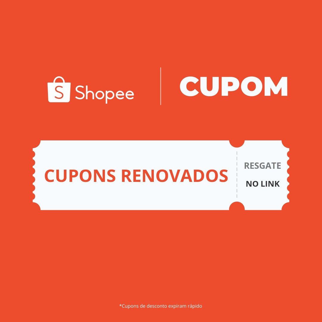 Cupons 10.10 SHOPEE!! Renovados!!