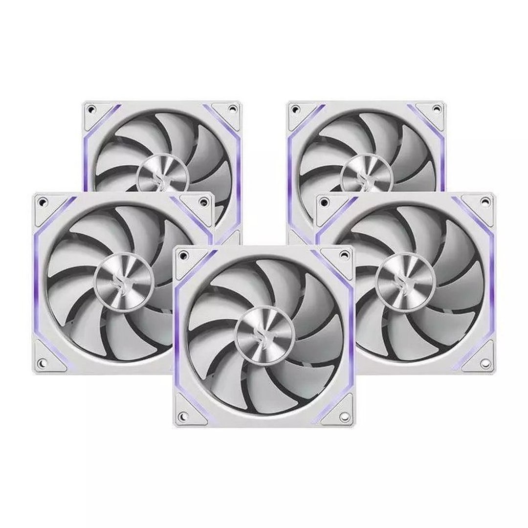 Kit Ventoinha Pichau Ventus Nx, ARGB, 5x120mm, Branco, PCH-VTNX5-WH01