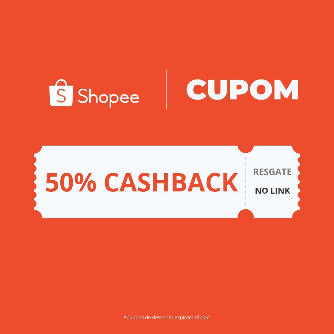 Cupom Ressaca 10.10 Shopee 50% Cashback