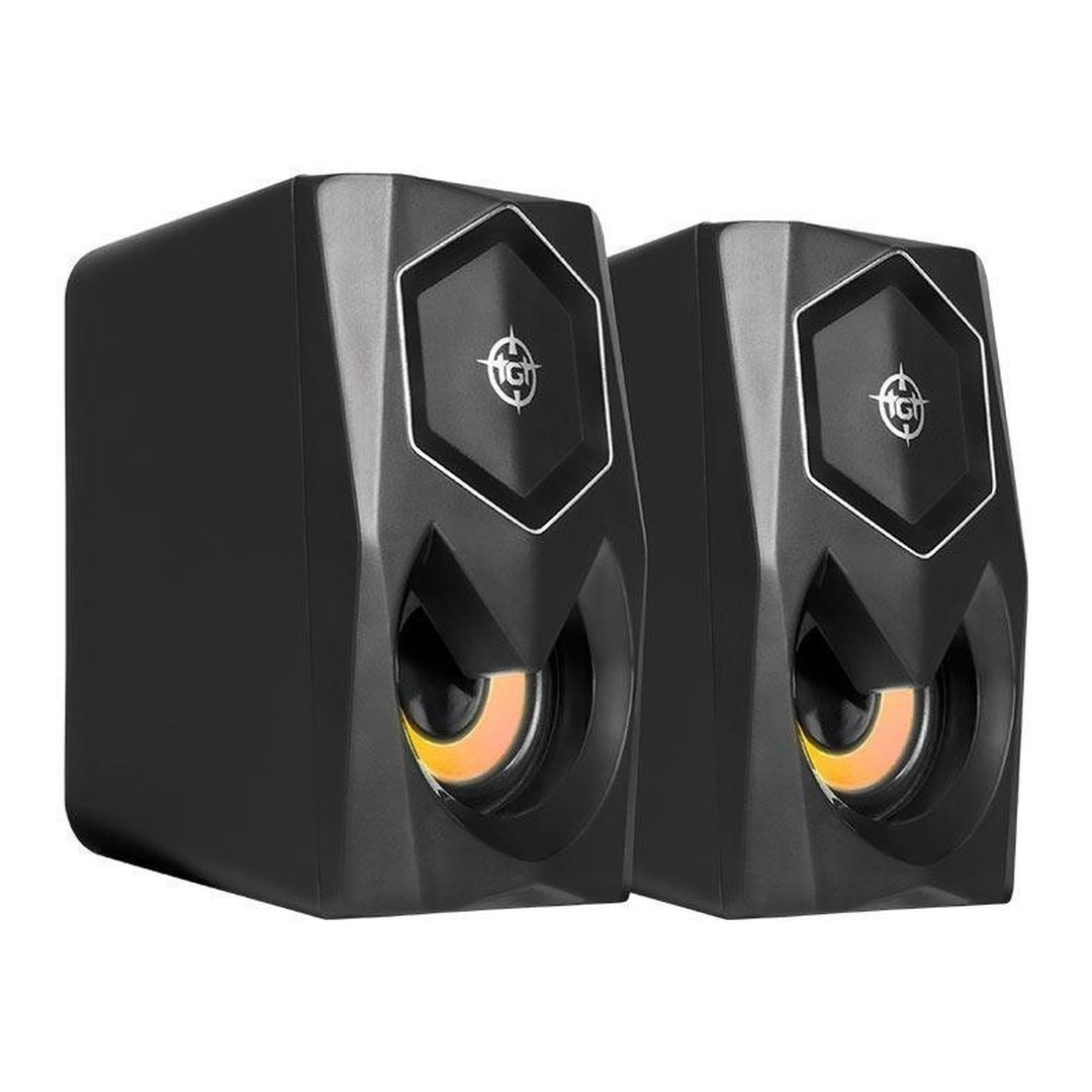 Caixas de Som Para Pc Tgt Sentry, Rainbow, 2x3W Rms, Preto