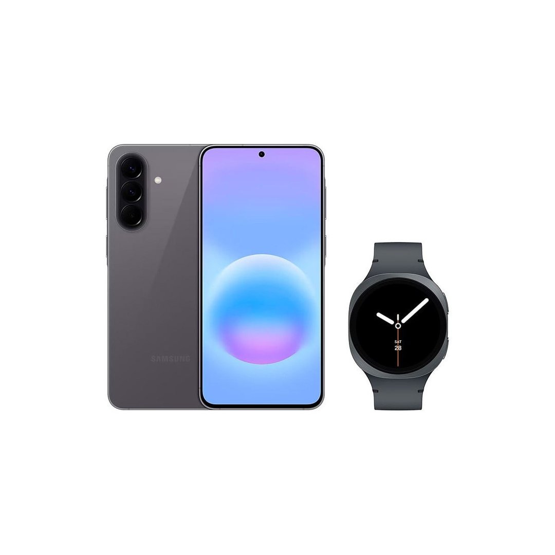 Galaxy A57 5G (128GB) - Cinza + Galaxy Watch8 BT 40mm - Grafite