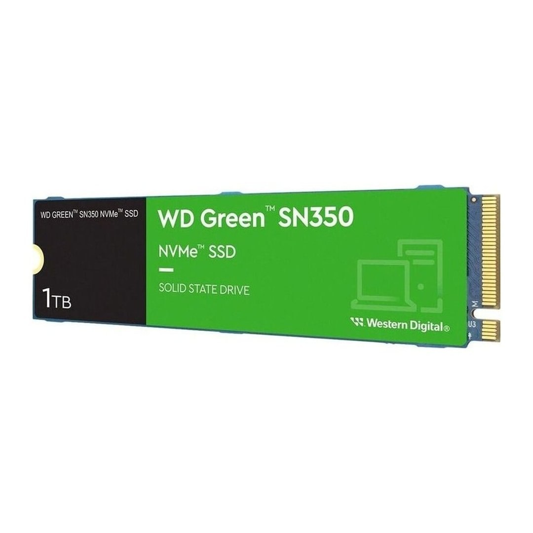SSD M.2 NVME 1TB Western Digital Wd Green SN350 Velocidade de Leitura/Gravação Até 2400/1850 MB/s Gen3x4 WDS100T2G0C