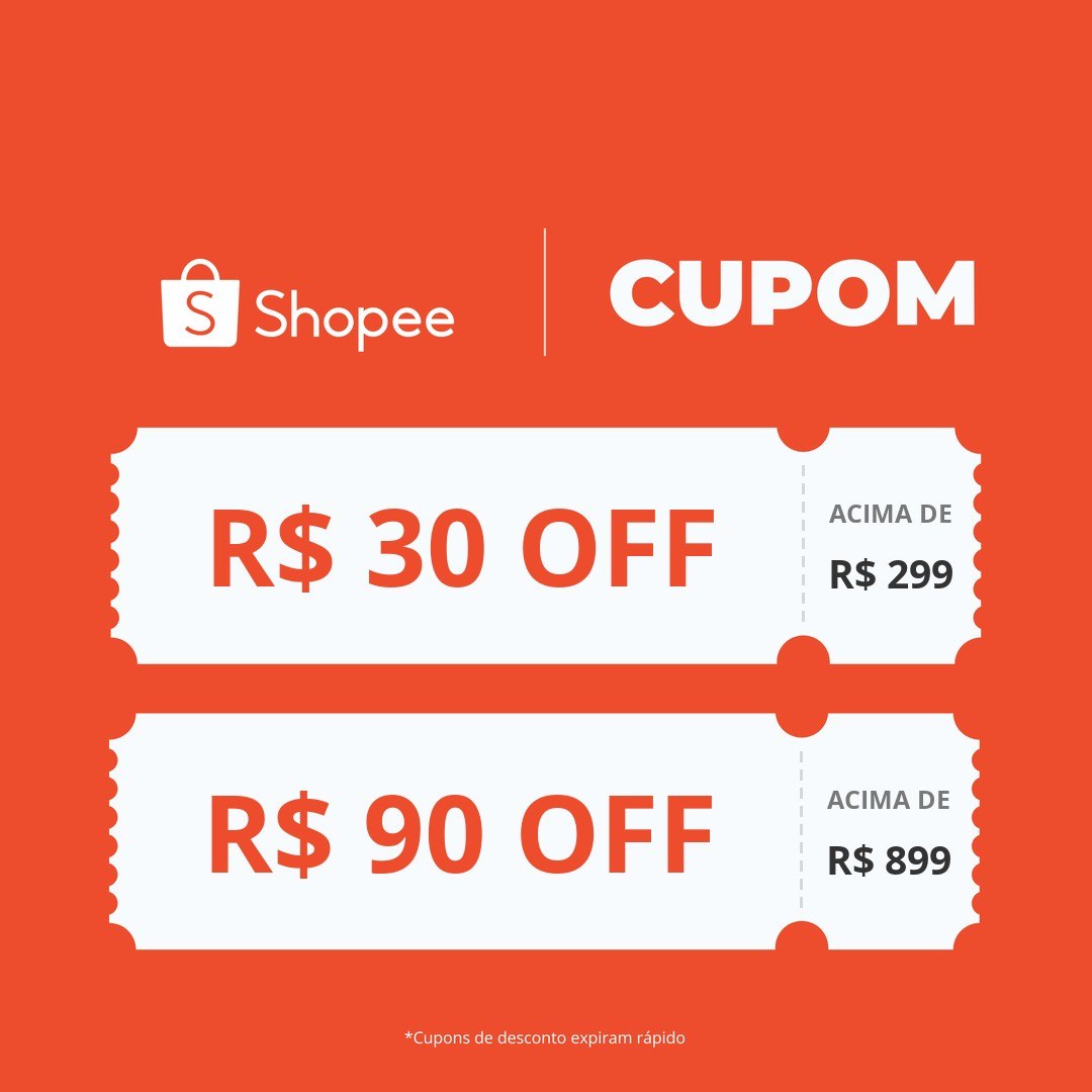 Novos Cupons Shopee