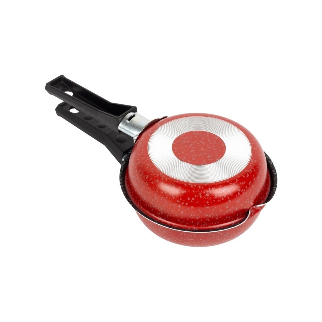 Frigideira Hamburgueira Dupla Antiaderente 14Cm Vermelho Nacional