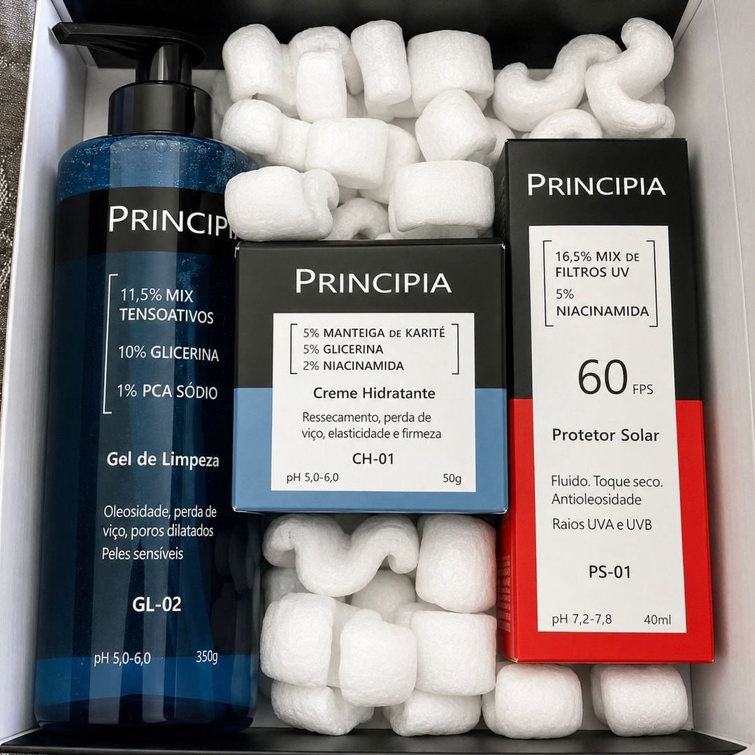 Principia Kit Completo Para Pele Sensível Com Fps 60