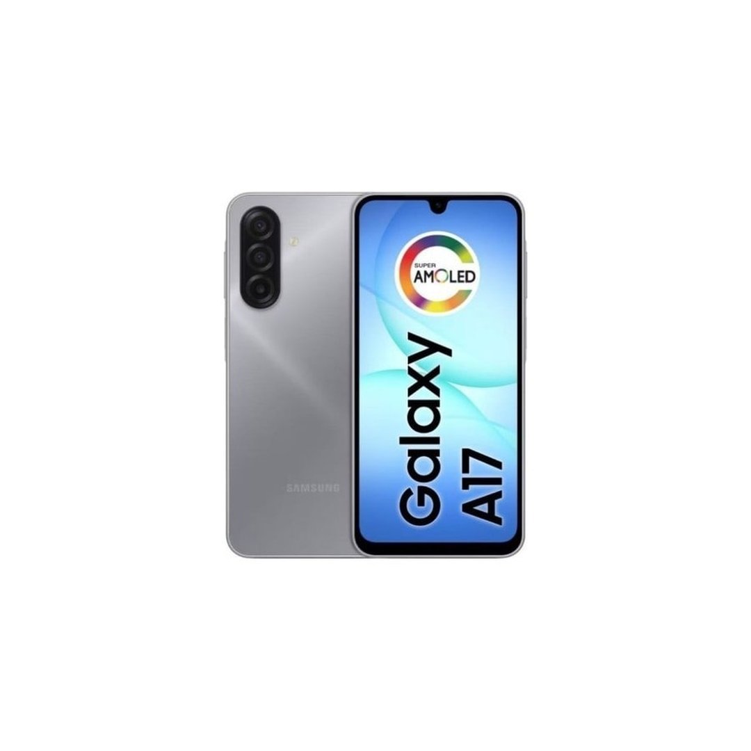 Celular Samsung Galaxy A17 5g Com Ia, 128gb, 4gb Ram, Câm De 50mp, Tela De 6.7, Nfc, Ip54 Cinza