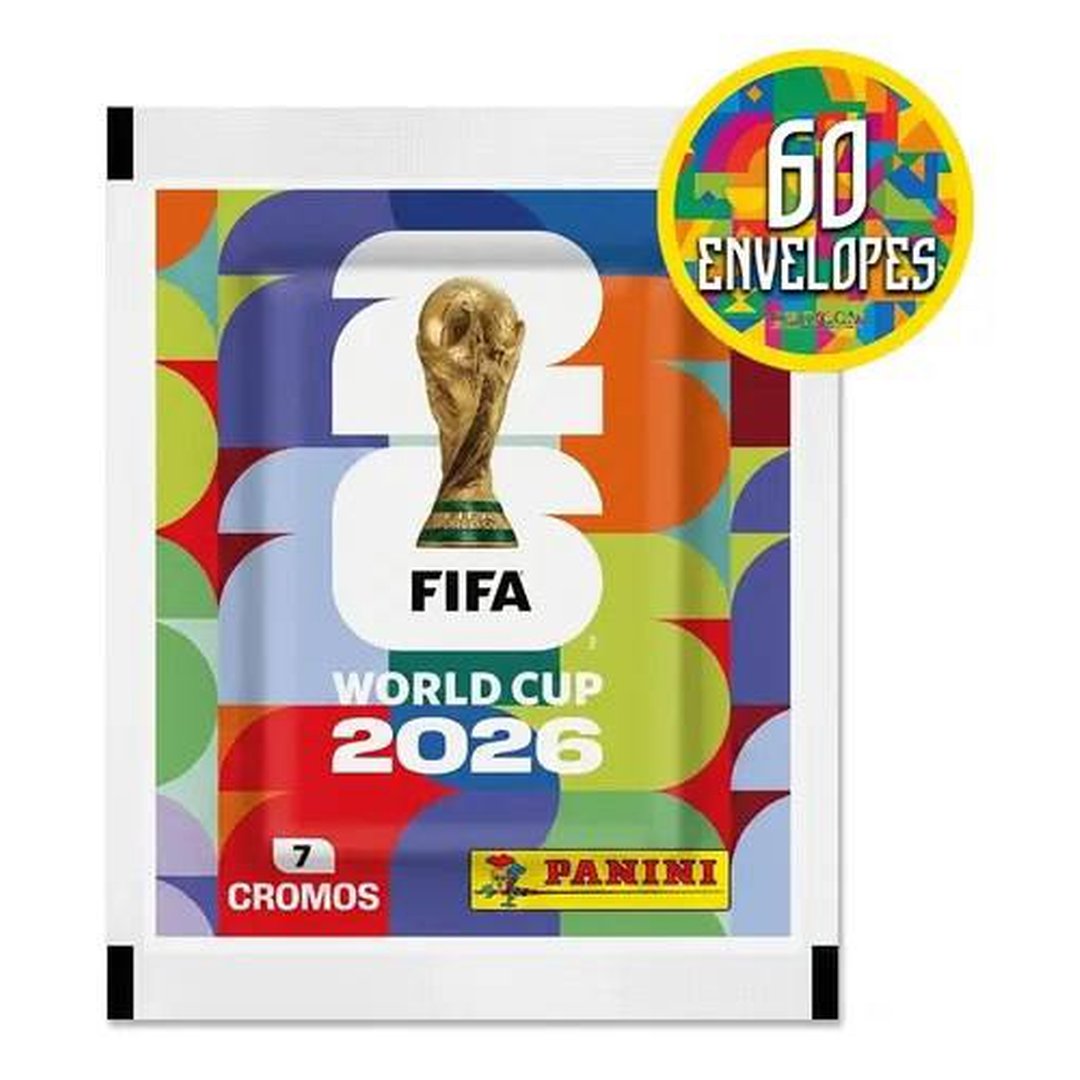 Kit 420 Figurinhas Do Álbum Copa Do Mundo 2026 - 60 Envelopes