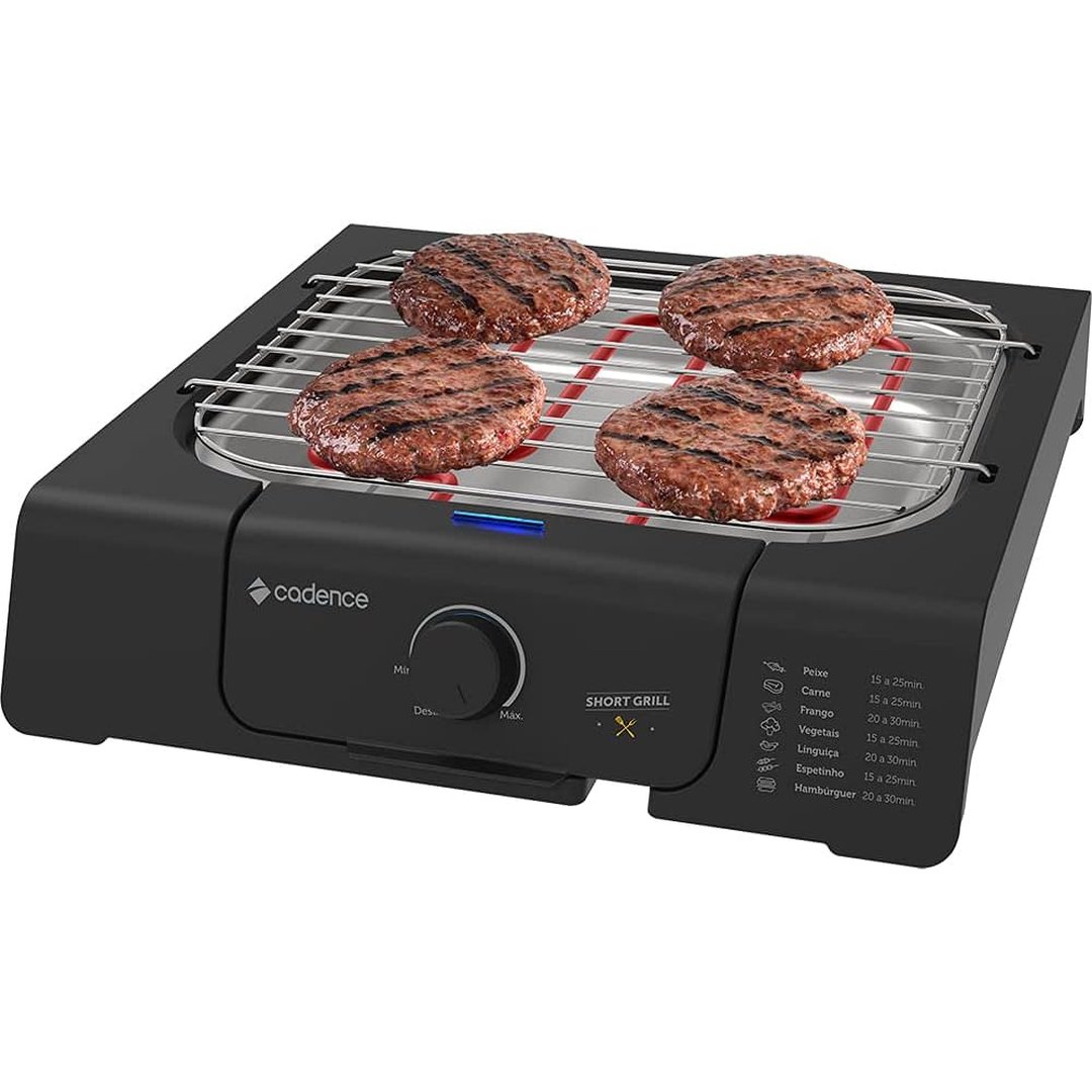Churrasqueira Grill Eletrica Cadence Short, 220V